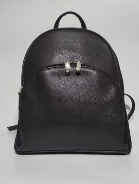 Aurielle Dark Brown Leather Mini Backpack Sling Travel Bag